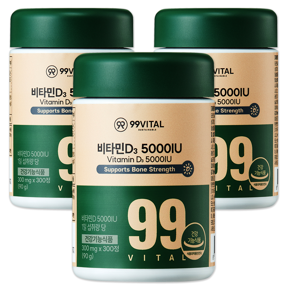 99<b>바이탈 비타민</b>D3 300정, 1개