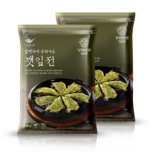 사옹원 부침명장 담백하게 부쳐나온 깻잎전 400g 2개