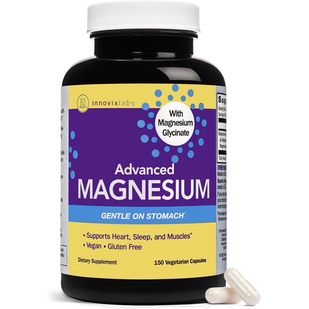 <b>이노빅스랩 마그네슘</b> 글리시네이트 말레이트 함유 킬레이트 150베지캡슐