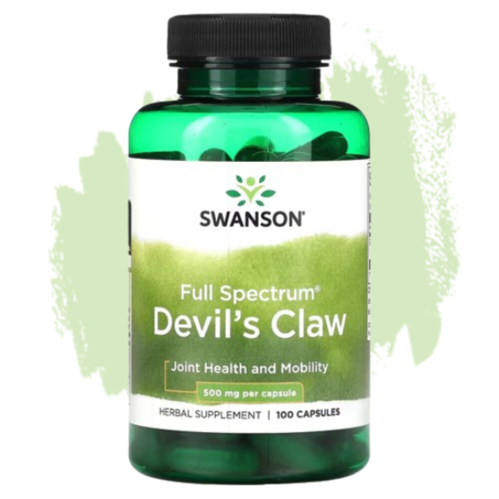 스완슨 악마의 발톱 <b>데빌스 클로</b> 500mg 뿌리 추출물 Devils Claw 100캡슐