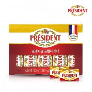 [C]프레지덩 무가염버터 포션 200g(10gX20개입)