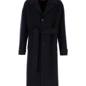 구찌  미드나잇 블루 울 블렌드 코트 827161Z8B04 4440