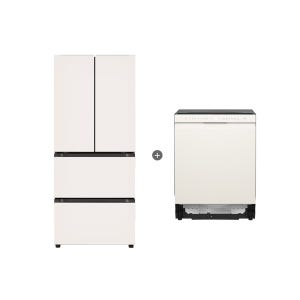 LG 디오스 오브제컬렉션 김치톡톡 + LG 디오스 식기세척기 (Z408MEEF23 + DUE5BGL1E)