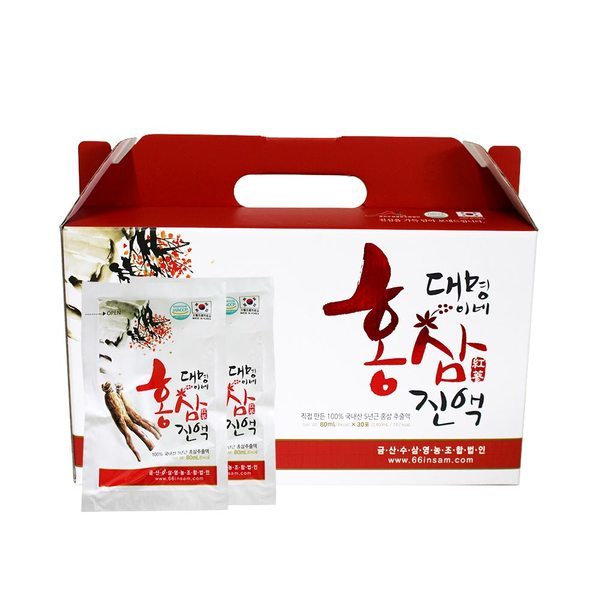 대명이네 홍삼진액 80ml x 30포, 2개