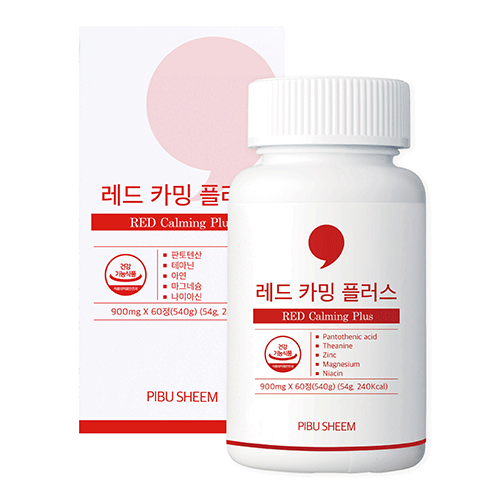 피부쉼 레드 카밍 플러스 900mg x 60정, 1개