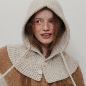 [타티아나] 소프트 멜란지 후디 바라클라바 BA8027 6컬러_BA8027_Z