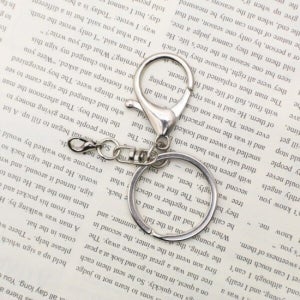 (모노무드) MNO 게고리 달린 열쇠고리 연결 고리 메탈 부속 부자재