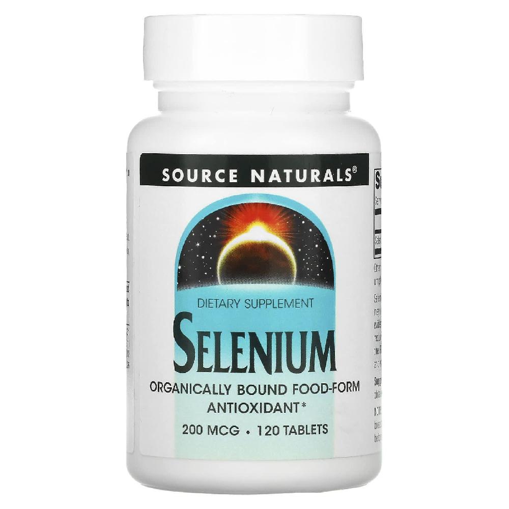 Source Naturals  <b>셀레늄</b> 200 mcg 120 타블릿 셀레니움 <b>Selenium</b>