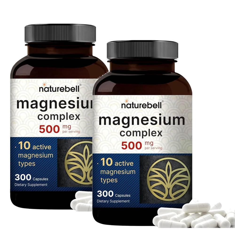 <b>네이처</b>벨 마그네슘 컴플렉스 <b>서플리먼트</b> 500mg 캡슐 NatureBell Magnesium Complex  2개