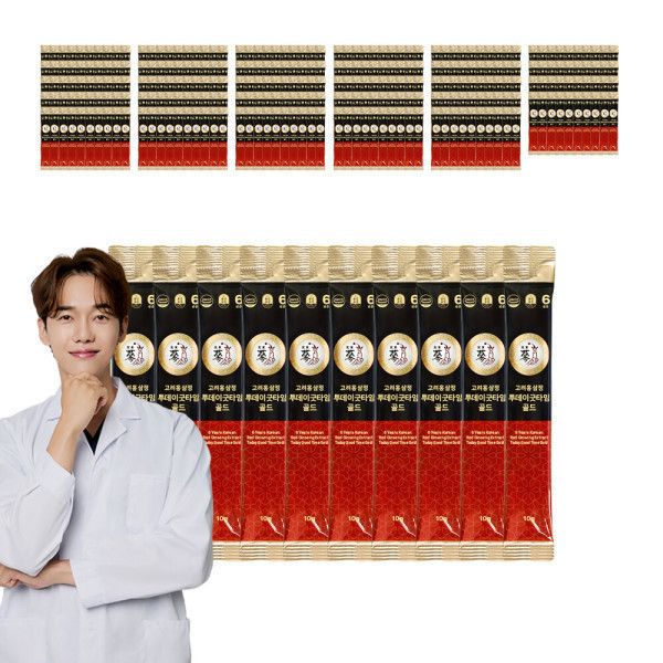 고려홍삼정 6년근 <b>투데이굿타임</b> 골드 홍삼스틱 300포 벌크포장  <b>15g</b>  1개