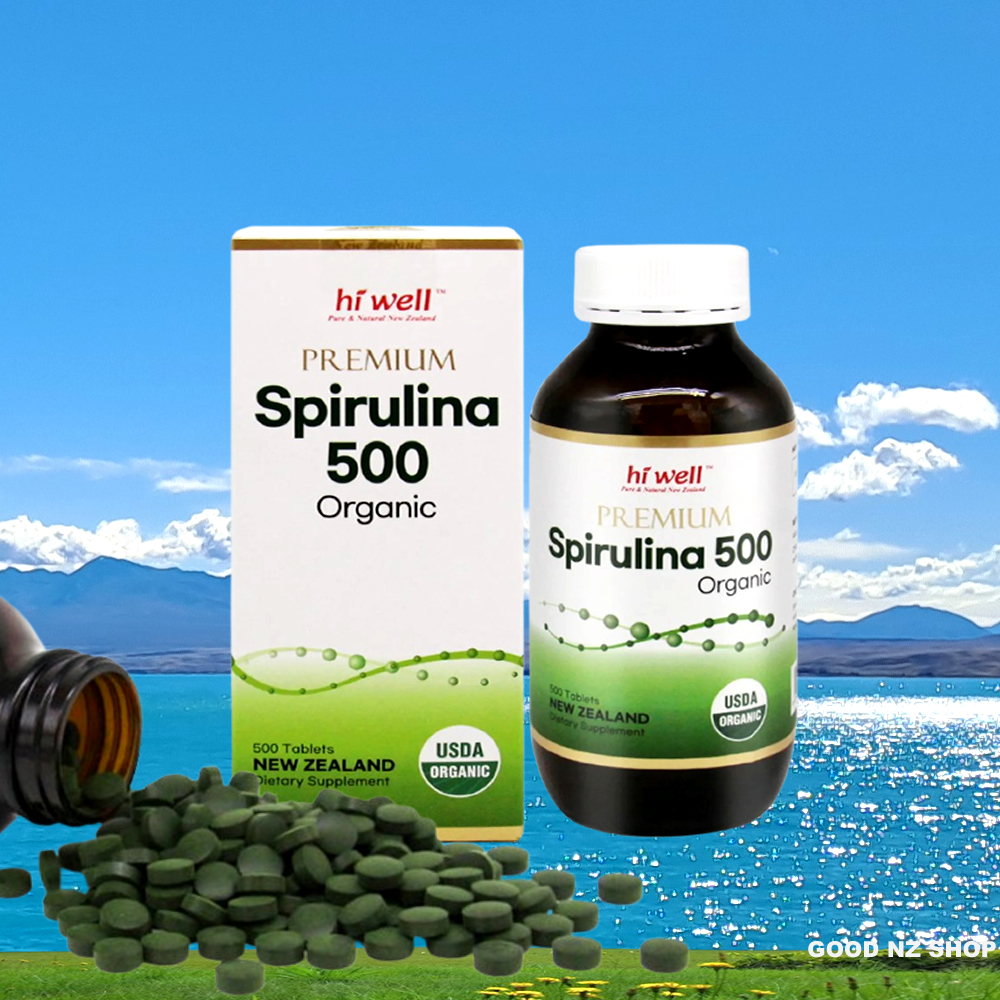 하이웰 뉴질랜드 <b>유기농 스피루리나 500</b>정, 1개