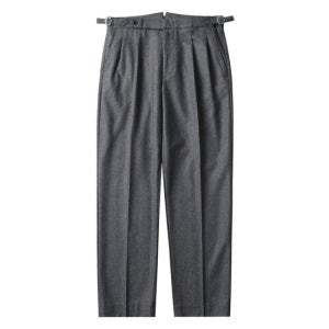 [솔티][SORTIE]W301 Reve Pleats Wool Trousers (Gray)(K1765357653417087GY01)