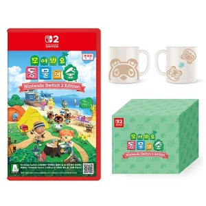 [롯데백화점] 닌텐도 스위치2 모여봐요 동물의 숲 한글판 게임 칩 팩 머그컵특전 LE1220711263