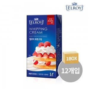 엘로이 휘핑크림 1L 1BOX(12개입)