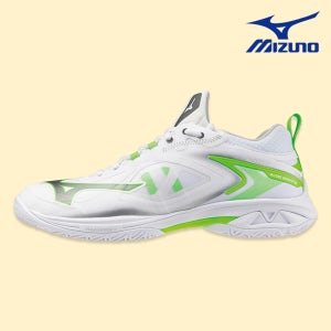 미즈노 웨이브 클로 네오 3 배드민턴화 인도어화 네온라임