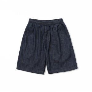 [토피] HSL02 섬머 데님 밴딩 하프 팬츠 (RAW INDIGO) T2S-SLDHP46