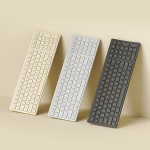 [엑토] 엑토 커브드 충전식 무소음 인체공학 아이패드 노트북 무선 블루투스 키보드 B604