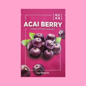 더샘 내추럴 아사이베리 마스크 시트 20매
