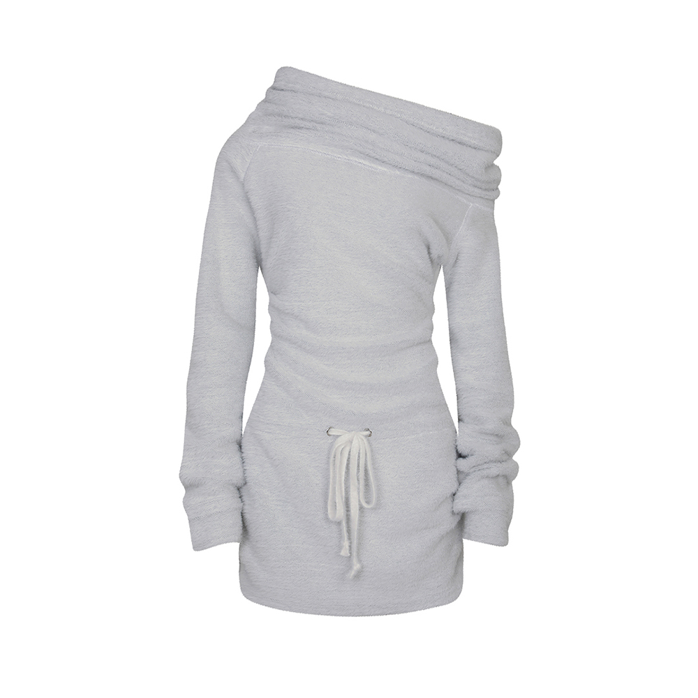 [페인오어플레져] MISTY LOOSE DRESS light grey