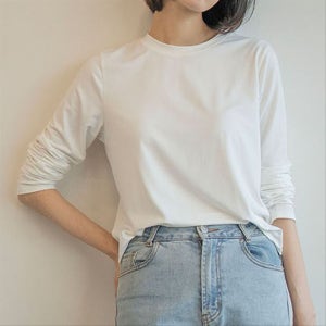 [jin and clare] 포근 피치기모 긴팔 /아이, 진앤클레어