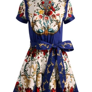 앨리스+올리비아  드레스 블루 CC511P22514D439