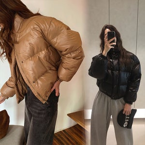 디셈버 덕다운 숏패딩 JUMPER