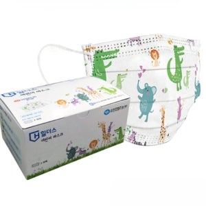 유한킴벌리 비말차단마스크 국산 어린이 마스크 36매