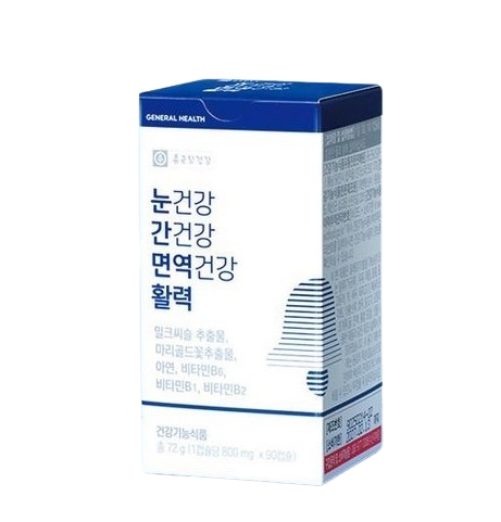 종근당건강 눈건강 <b>간건강</b> 면역건강 활력 800mg x 90캡슐, 2개