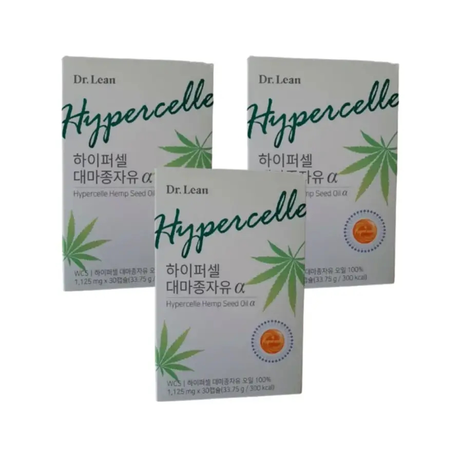 닥터린 <b>하이퍼</b>셀 대마종자유 오일 알파 3개 냉압착 대마씨 기름 <b>하이퍼</b>쎌