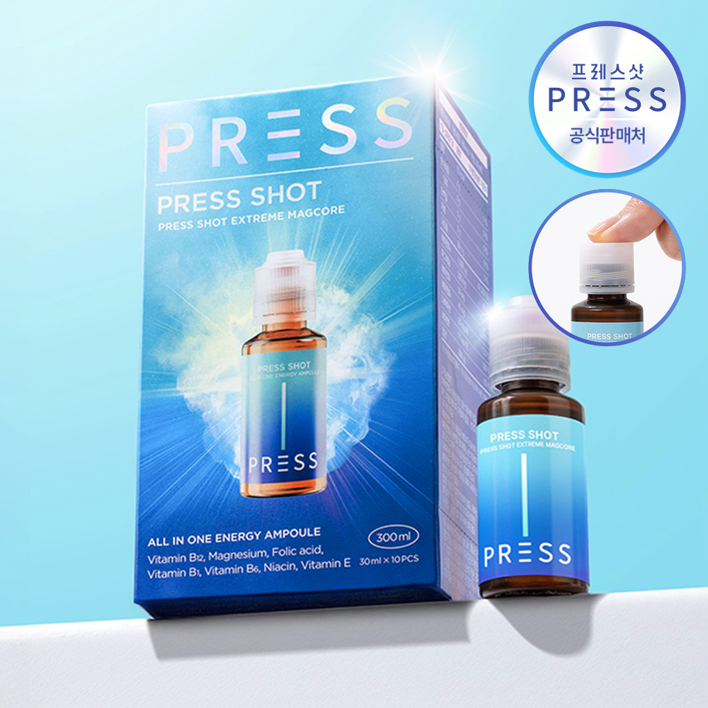 프레스샷 마그코어 액상 마그네슘 10개입, 2개