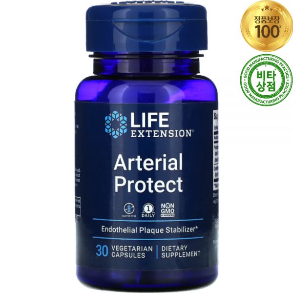 라이프익스텐션 아테리얼 프로텍트 피크노제놀 고투콜라 30캡슐, 1개