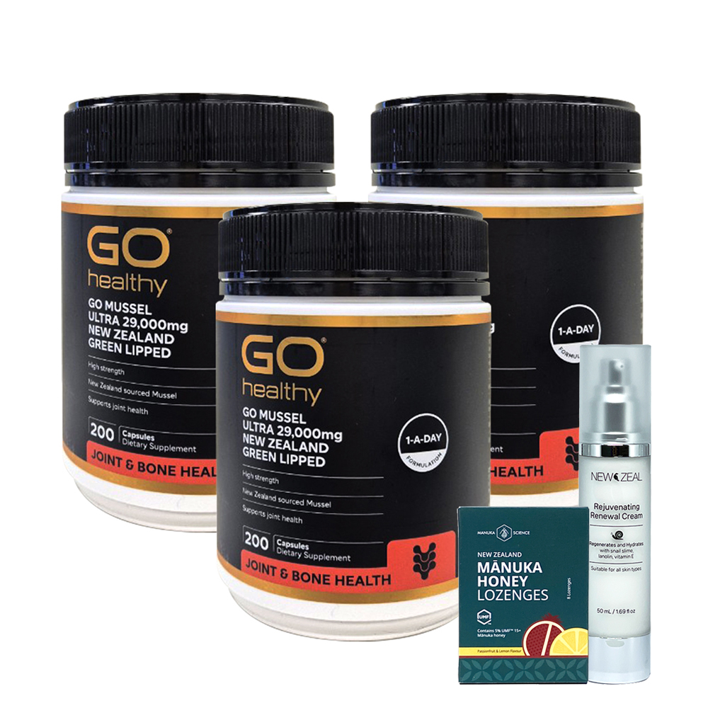 <b>고헬씨</b> 초록입홍합 울트라 29000 200캡슐, 3개