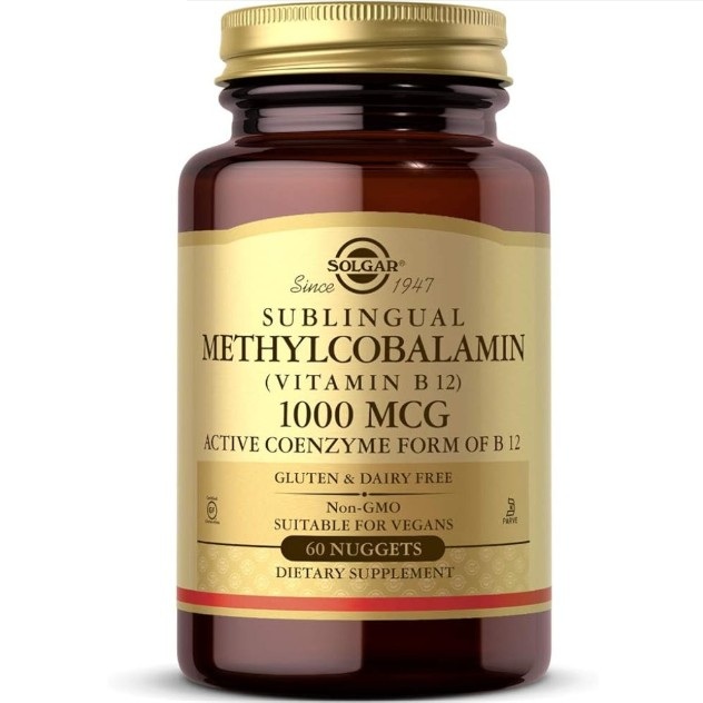 솔가 메틸코발라민 <b>비타민</b> B12 1000<b>mcg</b> 60정, 2개