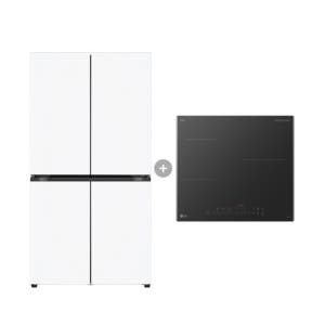LG 디오스 오브제컬렉션 매직스페이스 냉장고 + LG 디오스 인덕션 (T875MHH111 + BEI3ASB2OE)