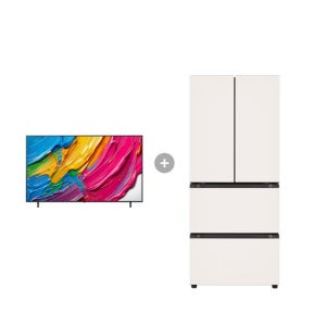 LG QNED AI TV + LG 디오스 오브제컬렉션 김치톡톡 (75QNED75AEA + Z408MEEF23)