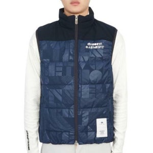 혼가먼트 다이얼로그 HCM 2C AD07 NAVY 남자 골프 패딩 조끼
