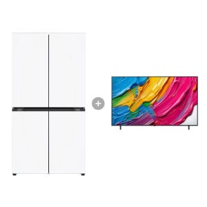 LG 디오스 오브제컬렉션 매직스페이스 냉장고 + LG QNED AI TV (T875MHH111 + 75QNED75AEA)