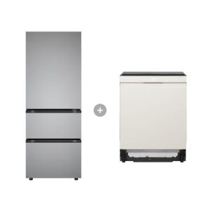 LG 디오스 오브제컬렉션 김치톡톡 + LG 디오스 식기세척기 (Z330MPSF11 + DUE5BGL1E)