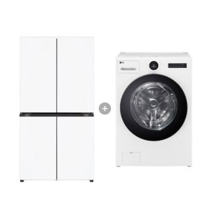 LG 디오스 오브제컬렉션 매직스페이스 냉장고 + LG 트롬 워시콤보 (T875MHH111 + FH25WA)