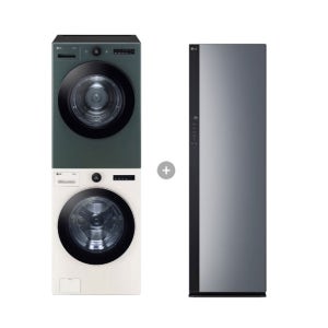 LG 트롬 오브제컬렉션 세탁기건조기 세트 + LG 스타일러 (FX24ENE-GNG + SC5GMR52)