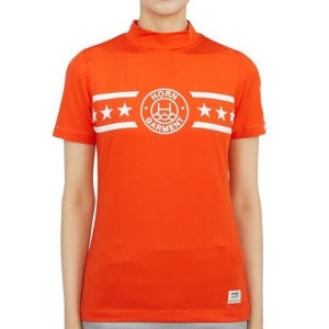 혼가먼트 골프웨어 모크넥 여성 반팔티셔츠 HCW 2A AA02 ORANGE