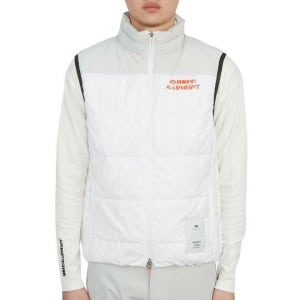 혼가먼트 다이얼로그 HCM 2C AD07 WHITE 남자 골프 패딩 조끼