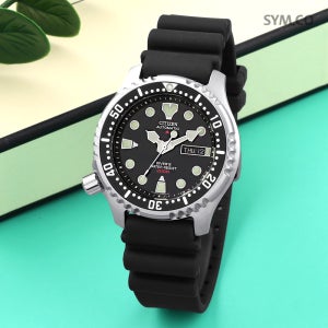 시티즌 NY0040-09E 프로마스터 마린 시리즈 다이버 오토매틱 남자 우레탄 시계 d