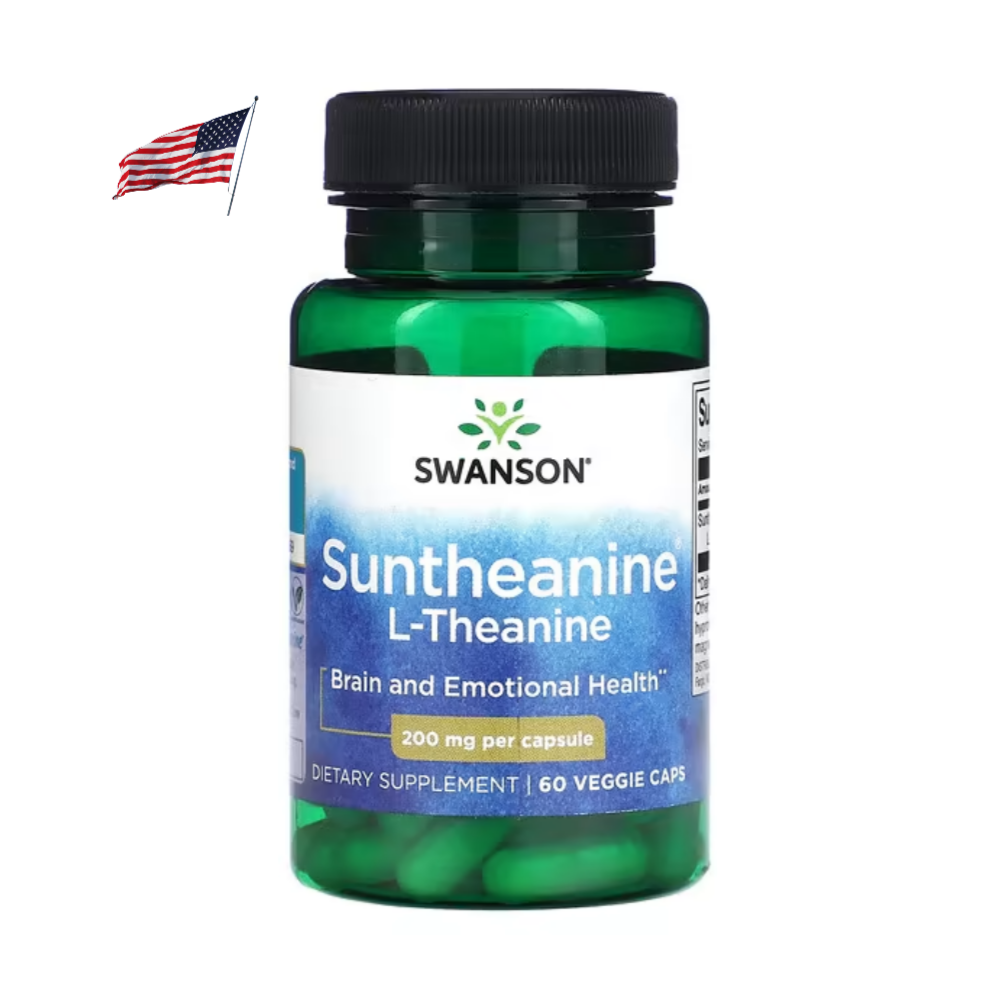 스완슨 선<b>테아닌</b> L<b>테아닌 100mg</b> 60캡슐, 1개