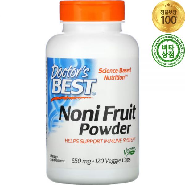 닥터스베스트 노니 프루트 파우더 650mg 120정, 1개