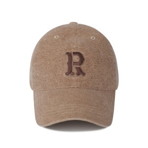[베루툼]  HW-BC242P : Verutum Initial Western Logo Pigment Ball Cap_Camel
