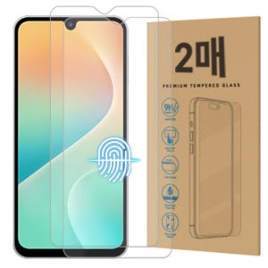 [레드울프] 갤럭시 점프4 점프3 점프2 A점프 A90 A80 A9프로 온7 X커버5 지문인식 9H 강화유리필름 2매