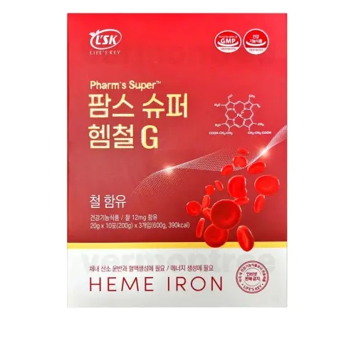 <b>팜스 슈퍼 헴철</b> G 30포 월분 공복섭취 흡수잘되는 액상 철분