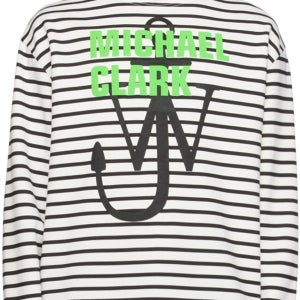 JW앤더슨 JW 앤더슨 화이트 & 블랙 마이클 클라크 스웨트셔츠 232477M204008