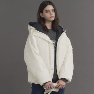 [틸버] 더블린 후드 덕다운 패딩_Ivory